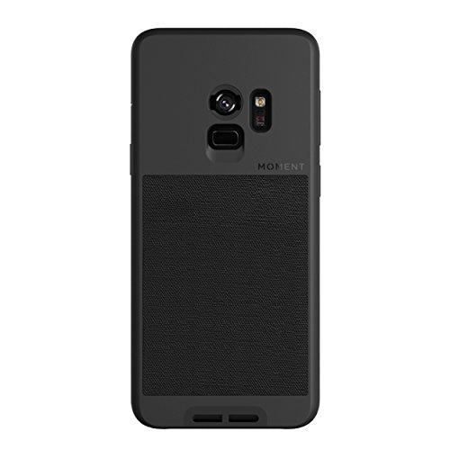Galaxy S9 Case || Moment Photo Case in Black Canvas - Thin, Protective, Wrist Strap Friendly case for Camera Lovers. - Pro Travel Gear ShopWirelessMoment