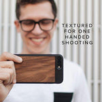 iPhone 8 Plus/iPhone 7 Plus Case || Moment Photo Case in Walnut Wood - Thin, Protective, Wrist Strap Friendly case for Camera Lovers. - Pro Travel Gear ShopWirelessMoment