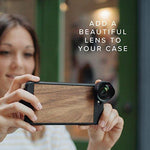 iPhone 8 Plus/iPhone 7 Plus Case || Moment Photo Case in Walnut Wood - Thin, Protective, Wrist Strap Friendly case for Camera Lovers. - Pro Travel Gear ShopWirelessMoment