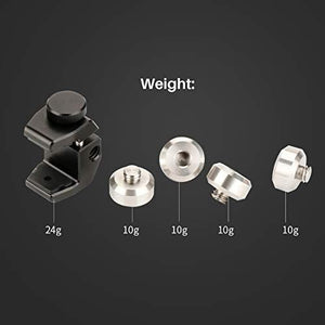 Universal Counterweight for DJI Osmo Mobile 2,Zhiyun Smooth 4,Smooth Q,Feiyu Vimble 2,Moza,Evo and Other Phone Gimbal Stabilizer Mount Weight to Moment Phone Lens Filter Supports Up to 64g（PT4） - Pro Travel Gear ShopWirelessArcen