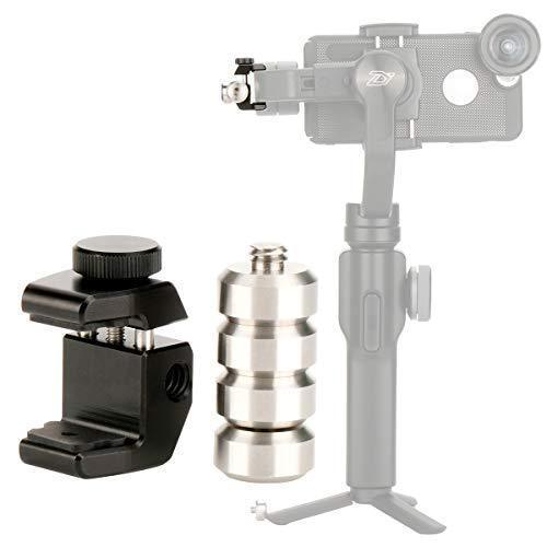 Universal Counterweight for DJI Osmo Mobile 2,Zhiyun Smooth 4,Smooth Q,Feiyu Vimble 2,Moza,Evo and Other Phone Gimbal Stabilizer Mount Weight to Moment Phone Lens Filter Supports Up to 64g（PT4） - Pro Travel Gear ShopWirelessArcen
