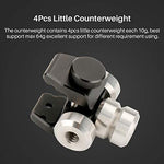 Universal Counterweight for DJI Osmo Mobile 2,Zhiyun Smooth 4,Smooth Q,Feiyu Vimble 2,Moza,Evo and Other Phone Gimbal Stabilizer Mount Weight to Moment Phone Lens Filter Supports Up to 64g（PT4） - Pro Travel Gear ShopWirelessArcen