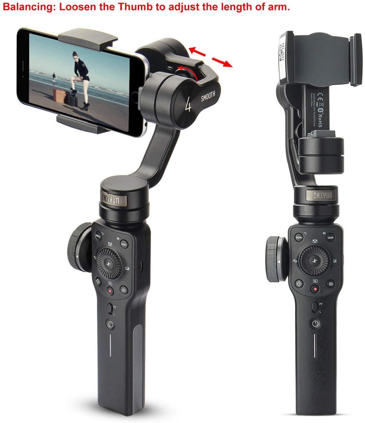 Zhiyun Smooth 4 3-Axis Handheld Gimbal Stabilizer for Vlogging/Youtube - Pro Travel Gear ShopGimbalzhi yun